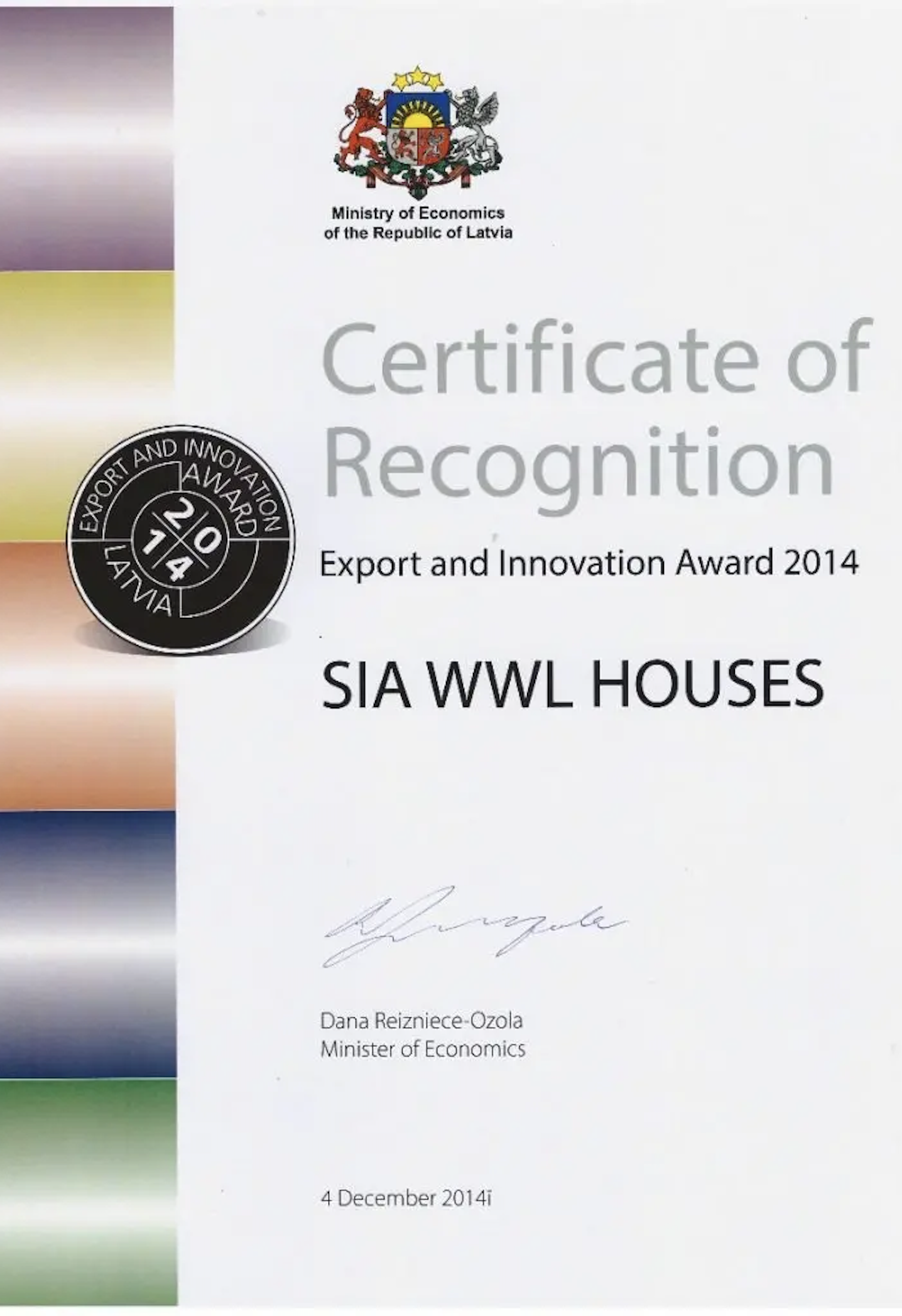 Certificate 1
