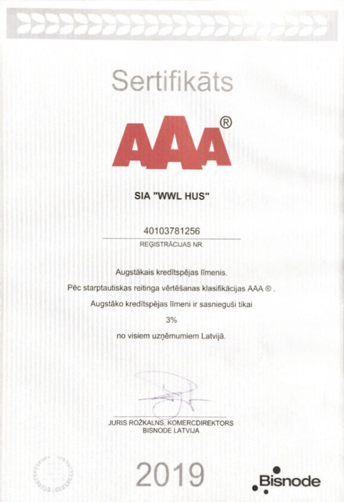Certificate 4